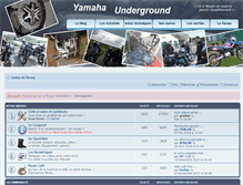 Tablet Screenshot of forum.yamaha-underground.com